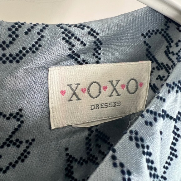 Vintage 90s Maxi Dress Velvet Flocked Floral High Neck Satin Formal Gown Gray - Picture 3 of 11